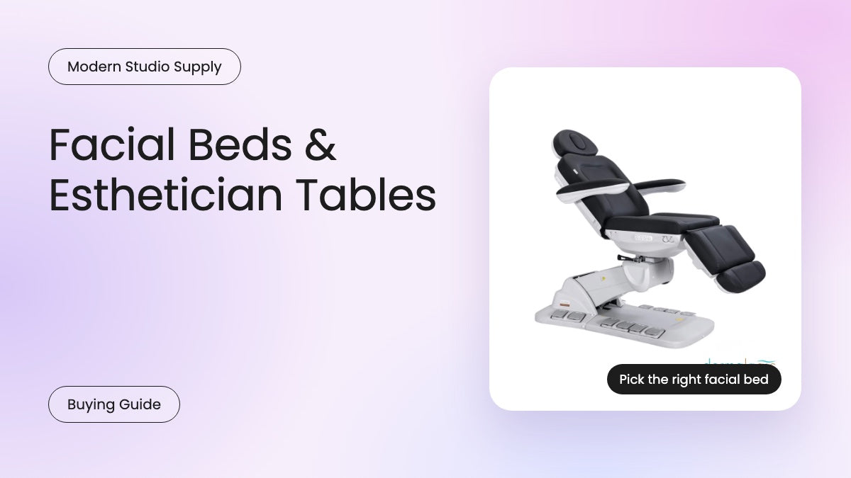 Facial beds and esthetician tables buying guide, Modern Studio Supply