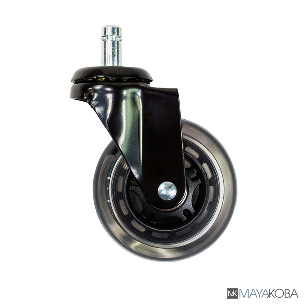 Noise-cancelling Roller Blade Stool Casters for All Floors