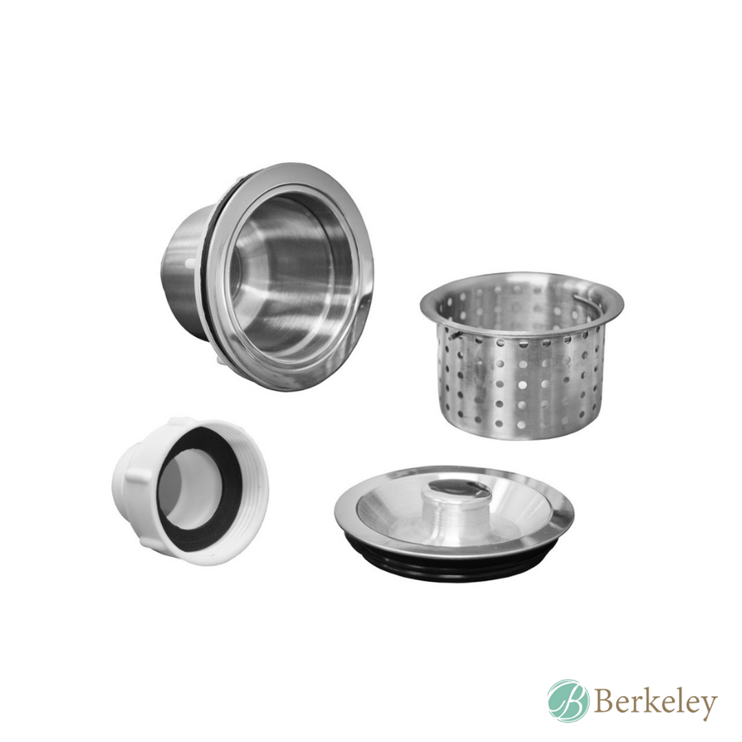 Shampoo Bowl Stainless Steel Drain Assembly