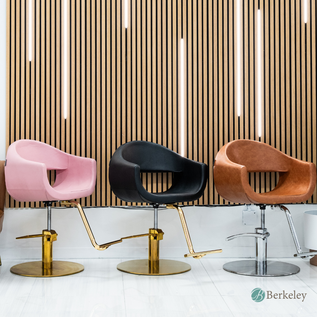 MILLA Styling Chair with A59 Gold Base by Berkeley