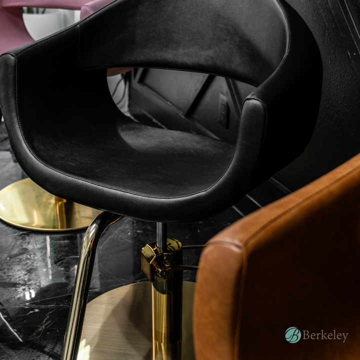 MILLA Styling Chair with A59 Gold Base by Berkeley