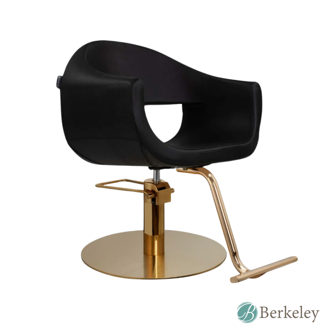 MILLA Styling Chair with A59 Gold Base by Berkeley