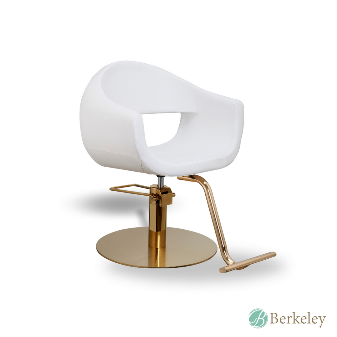 MILLA Styling Chair with A59 Gold Base by Berkeley