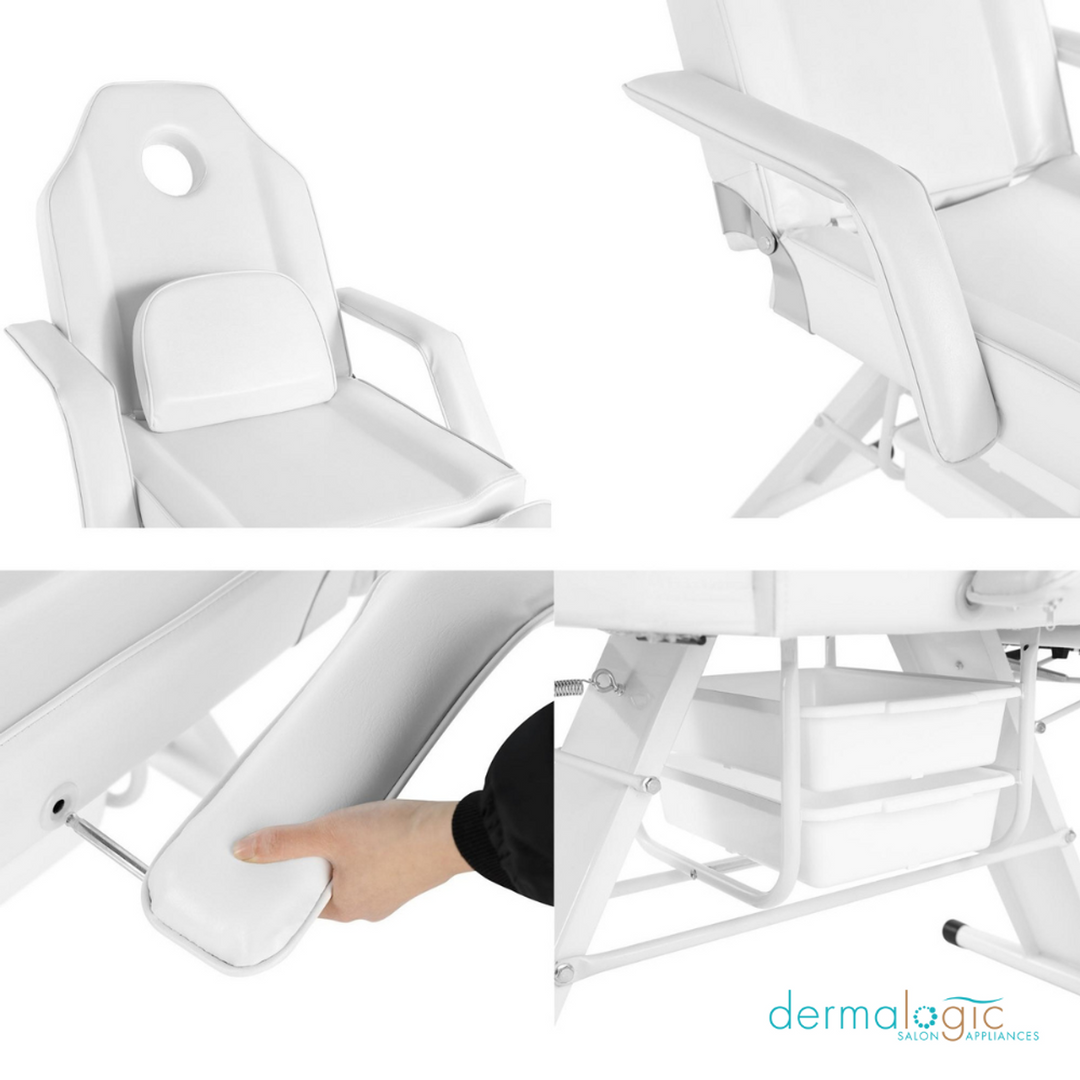 PARKER II FACIAL / TATTOO CHAIR BY DERMALOGIC