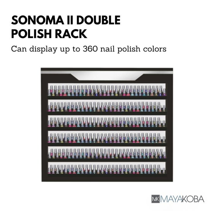 SONOMA II Double Polish Rack by Mayakoba