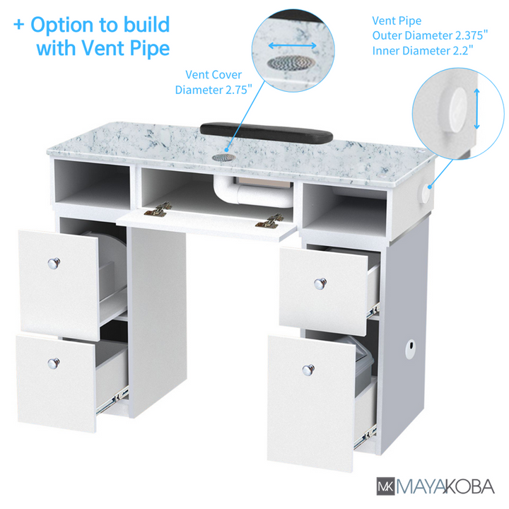 Nova I Manicure Table by Mayakoba