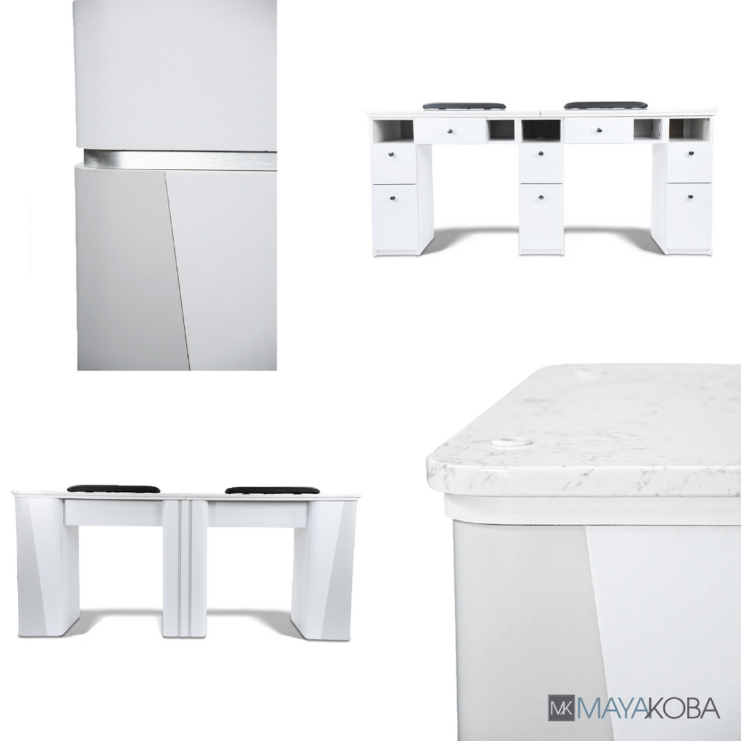 Nova I Double Manicure Table by Mayakoba