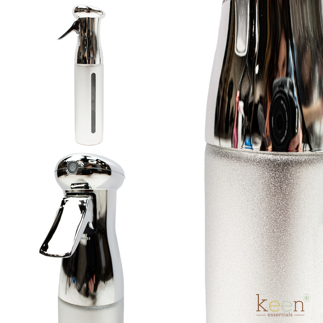 KEEN Essentials Continuous Mist Spray Bottles- 12 oz Aluminum Bottle