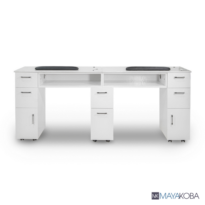DREXEL Tufted Double Manicure Table