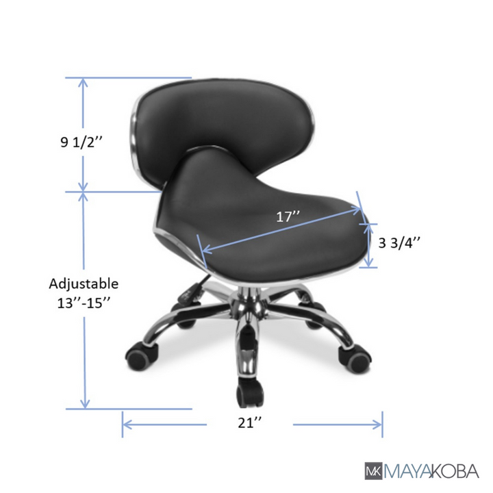 UMI Rolling Nail Technician Stool by Mayakoba (Mani &amp; Pedi)