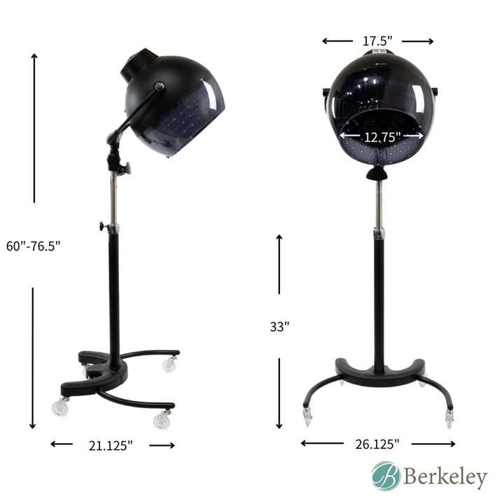 FIO II Free Standing Hood Hair Dryer by Berkeley