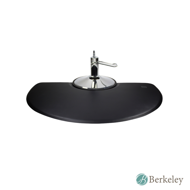 Deluxe Half Circle Salon Mat 3x5 by Berkeley