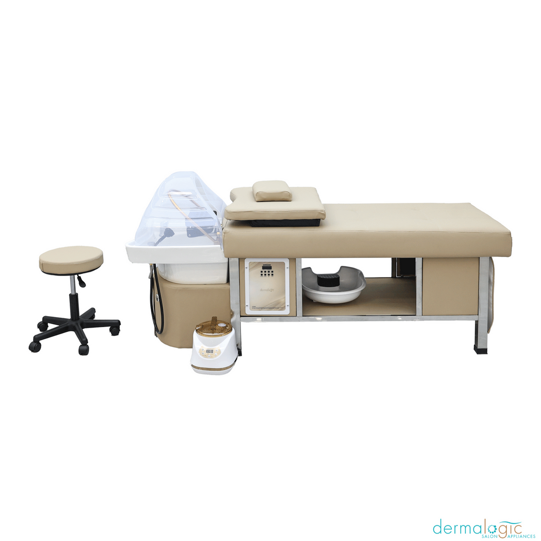 Metro Head Spa &amp; Steam Therapy Treatment Bed by Dermalogic