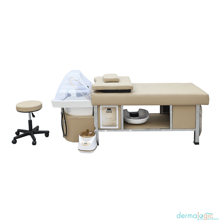 Metro Head Spa &amp; Steam Therapy Treatment Bed by Dermalogic