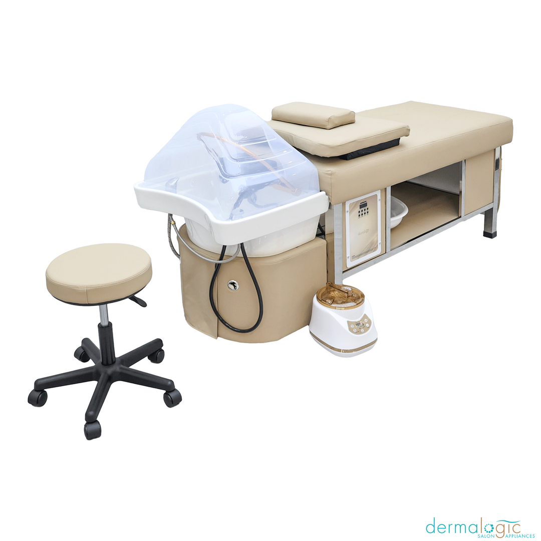 Metro Head Spa &amp; Steam Therapy Treatment Bed by Dermalogic