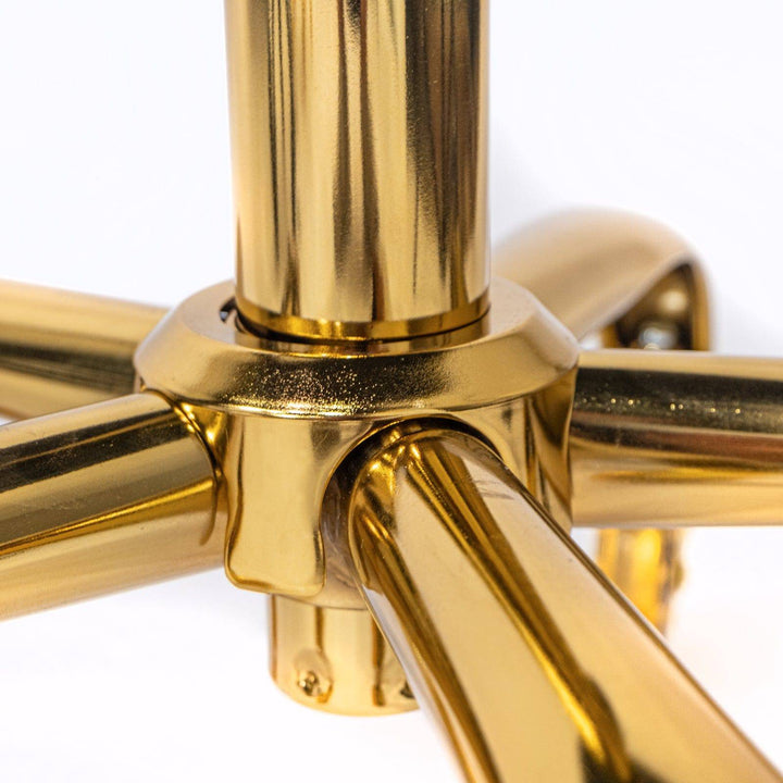 HUGO Pedicure Stool &amp; Manicure Chair (GOLD Casters)